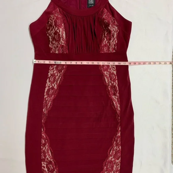 Jax Dresses | Jax Burgundy N Lace Dress Size 16 | Color: Pink/Red | Size: 16 | Keeniekiss's Closet Jax Dresses | Jax Burgundy N Lace Dress Size 16 | Color: Pink/Red | Size: 16 | Keeniekiss's Closet